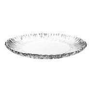 Prato 31,5 De Diâmetro Por 3cm Altura Para Bolo Aurora Em Vidro